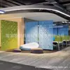 Paneles Acústicos de Fibra de Poliéster, Paredes Insonorizadas, Separadores de Espacio Colgantes, Biombos Plegables Huecos Tallados para Oficinas de Hotel