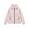 Sudadera con Capucha Hassu Line de Bloques de Color para Hombre, Chaqueta Deportiva con Cremallera Nueva Otoño 2026, Top Universitario Patchwork Deconstruido