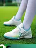 Nuevos zapatos de fútbol con tacos para entrenamiento, adecuados para niñas y niños, zapatos de entrenamiento para competición deportiva con tacos TF, específicamente para niñas y niños