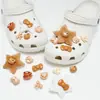 Perla de Resina Iridiscente Agujero Flor de Zapato 3D Accesorios Flor Estrella de Mar Concha DIY Hebilla de Zapato Desmontable Venta al por Mayor