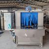 Lavadora de cestas de volteo continuo totalmente automática, Lavadora de cestas secadora, Equipo al por mayor para lavadora de cestas de plástico para productos cárnicos