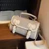Bolsa de Mão Simples de Alta Qualidade Estilo Coreano Bolsa Almofada para Mulheres Moda Verão 2025 Nova Bolsa Transversal Boston de Ombro