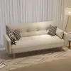 Sofá-cama para Apartamentos Pequenos, Sofá Moderno para Quarto, Mini Sofá para Quartos de Aluguel, Sofá de Tecido Individual para Sala de Estar