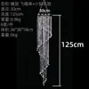 Adereços de Casamento Cortina de Contas de Cristal Anel Espiral de Teto Decoração Aérea do Salão de Casamento Produto Acabado de Cristal Pendurado