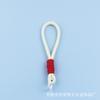 Cordón para teléfono móvil de 6 mm Llavero Macaron personalizado Cordón para teléfono móvil Llavero para llave de coche Cuerda para llave tejida a mano