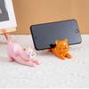 Suporte criativo fofo de desenho animado para celular, decoração de mesa, suporte para tablet, artefato preguiçoso, mesa, decoração de mesa