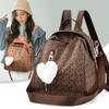 Mochila de celebridad en vivo en línea 2024 para mujer, bolso de hombro niche tipo concha, gran capacidad, bolso para mujer con letra presbópica, moda