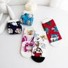 Calcetines japoneses nuevos de dibujos animados para niños, calcetines nuevos y lindos, versión coreana, calcetines náuticos de algodón 200N para mujer.