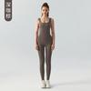 Mono de yoga sin mangas con cuello en U para mujer, ajustado, adelgazante, con espalda descubierta, sin vergüenza, para comercio exterior transfronterizo