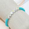 Pulseira Acrílica Simples e Moderna Tecida à Mão em Cerâmica Macia Pulseira da Moda Personalizada para Namorada Corda de Mão Estilo Mori Pulseira Feminina Transfronteiriça