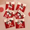 Recepção de casamento mini envelope vermelho dedicado tamanho pequeno bloqueio de porta de casamento personalizado criativo bloqueio de porta de casamento envelope vermelho suprimentos de casamento