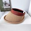 Chapéu de Sol Japonês Estilo Sun Li Chapéu Topo Vazado Infantil Primavera e Verão Boné Protetor Solar Aba Frontal Rígido Não Deslocado