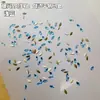 Brillantes circonitas de marquise biseladas de fondo plano 5A para decoración de uñas, mini accesorios de circonita de marquise de formas especiales de colores para decoración de uñas en varios tamaños