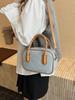 Moda Transfronteiriça Nicho Bolsas Femininas 2026 Nova Cor Color-Blocking Versátil Ombro Transversal Bolsa de Mão para o Trabalho Bolsa Almofada