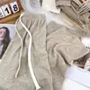 Calças Retas Soltas de Chão para Outono e Inverno Calças Casuais com Caimento para Caminhar Calças de Pernas Largas Macias para Uso Diário e Trabalho para Mulheres