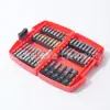 Juego de 83 piezas Arcoíris al por mayor funda para cabeza caja mágica destornillador eléctrico juego de puntas al por mayor taladro manual eléctrico cabeza de destornillador material S2