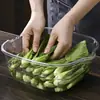 Cesta Drenante de Camada Dupla para Lavar Legumes, Utensílio de Cozinha Doméstico, Cesta Multifuncional para Lavar Vegetais, Bacia para Lavar Frutas e Legumes
