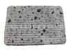 Tira de PVC Esponja de espuma impressa Banheira Travesseiro antiderrapante com ventosa Espuma Travesseiro de banho de banheiro 20 * 29 CM
