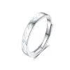Anillo abierto de pareja con estrella y luna de noria S925 plata de ley nicho diseño de alta gama anillo versátil joyería al por mayor