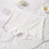 Calcinhas Femininas Quadradas Antibacterianas 10A na Virilha, Boxer de Algodão Bebê para Mulheres, Calcinhas Femininas Simples de Algodão Sem Costura na Cintura Média