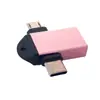 Adaptador OTG Dos en Uno USB 3.0 a TIPO-C + Conector de Conversión Micro Android Venta Directa de Fábrica