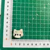 Patches Bordados de Cabeça de Gato Fofos para Capas de Celular, Ipad, Cadernos, Adesivos Decorativos para Roupas, Acessórios para Bolsas DIY Atacado
