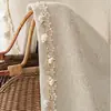 Cortinas jacquard de chenille rosa do sul da Ásia estilo francês vintage 2026 novas cortinas blackout cor creme para quarto e sala de estar