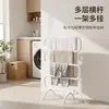 Secador de ropa eléctrico de temperatura constante para el hogar, tendedero plegable de aleación de aluminio con alas en forma de ala, tendedero móvil multifuncional