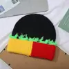 Gorro de Punto Desgastado de Moda Cálido Dopamina para Otoño e Invierno, Gorro Desgastado Unisex, Elegante Gorro para Exteriores, Versátil a la Moda