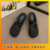Sandalias Caladas de Moda para Combinar con Vestidos, Nuevas Zapatillas Planas de Malla Popular Verano 2025, Zapatillas Transpirables de Punta Cerrada