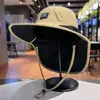 Chapéu, Chapéu de Pescador para Exterior, Chapéu para Acampamento e Montanhismo, Chapéu de Pesca, Chapéu com Proteção Solar, Proteção de Pescoço Contra Raios UV para Homens e Mulheres no Verão