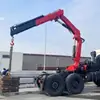 Grúa de Brazo Plegable de 10 Toneladas Grúa Móvil Montada en Camión Grúa Articulada Hidráulica para Camión Grúa Montada en Camión Pequeño y Mediano