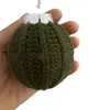 Bolas de Crochê de Natal Novas Transfronteiriças da Amazon, Bolas de Natal de Lã, Bolas de Tricô, Enfeites Pendurados para Decoração de Árvore de Natal