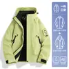 Jaqueta Softshell Luotuo Outdoor Três em Um Feminina à Prova de Vento Impermeável Conjunto de Duas Peças Forro de Fleece Roupas para Caminhada Montanhismo Masculino
