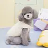 Roupas para Gatos e Cachorros Outono e Inverno Suprimentos para Animais de Estimação Teddy Poodle Bichon Cachorro Pequeno 23 Lanterna Colete de Algodão