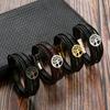 Nuevas Pulseras Tejidas a Mano del Árbol de la Vida Transfronterizas para Hombres, Hebillas Magnéticas de Acero Inoxidable para Mujer, Fabricantes de Accesorios de Joyería