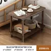 Mesa Pequeña Simple Casa de Alquiler Mesa de Centro Pequeña Sala de Estar Mesa Auxiliar para Sofá Mesa Cuadrada Pequeña Dormitorio Estante de Almacenamiento para Mesita de Noche