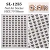 Pegatinas para Uñas de Lazo Dopamina 5D en Relieve Simples Versátiles Pegatinas de Arte para Uñas con Lazo Accesorios Estilo Sl