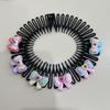 Accesorios para el cabello de resina de hierro Peine para cabello suelto Artefacto para el acabado del cabello suelto Diadema Horquilla elegante de flores para el cabello de mujer