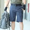 Calções Táticos Masculinos de Bolso Múltiplo Verão 2026, Esportivos e Casuais, Corte Solto, Roupa de Trabalho Fresca, Atacado