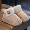 Chinelo de Algodão Infantil Novo 2025, Chinelos Quentes Espessos para Inverno, para Uso Interno e Externo, para Crianças Mais Velhas e Crianças Pequenas