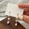 Pendientes de Borla de Perlas de Agua Dulce de Moda para Mujer, Pendientes de Diseño de Alta Gama, Joyería de Moda Estilo Coreano