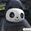Almofada de encosto de cabeça de carro, almofada de pescoço de carro, almofada de panda, almofada de carro, assento de carro, proteção de cintura, interior do carro