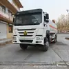 Camión cisterna de aceite Howo de 20 toneladas usado, camión cisterna móvil para repostaje, modelo de exportación, camión cisterna Howo de servicio pesado de ocho ruedas traseras