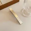 Presilha de Metal Minimalista Estilo Coreano para Mulheres, Novo Modelo 2026, Piranha de Cabelo de Alta Qualidade para Penteados Updo na Parte de Trás da Cabeça, Acessório de Cabelo