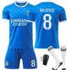 2526 Camiseta de visitante del Real Madrid Número 5 Bellingham Número 7 Cristiano Ronaldo Número 9 Mbappe Número 10 Modric Número 7 Vinicius