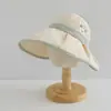 Chapéu de Proteção Solar Infantil, Chapéu de Sol de Verão para Meninas com Topo Aberto, Anti-UV, Aba Larga, Chapéu de Sol para Bebê, Novo Modelo 2026