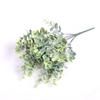 Eucalipto artificial planta artificial Lysimachia eucalipto grama plástica planta artificial em vaso arranjo de flores com planta verde Gelo