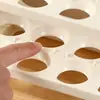 Nuevo Estante para Almacenamiento de Huevos, Estante Específico para Huevos para Refrigerador, Estante Plegable de Plástico, Estante Anticaídas para Bandeja de Huevos, Multicapa