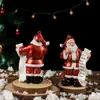 Adorno Seleccionado Cuidadosamente de Lista de Deseos de Santa Claus Transfronterizo Artesanía de Resina Regalo Decoración del Hogar